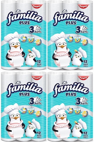 Familia Kağıt Havlu Plus 48 Li Pk (3 Katlı) (4Pk*12)