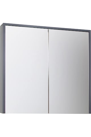 Dicle Aynalı Üst Dolap Antrasit 80X75X15 Cm Antrasit