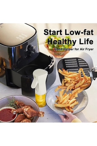 Tedar Zeytinyağı Limon Cam Sprey Şişesi Cam Yağ Püskürtücü Yağdanlık Airfryer Tasarruf 200 Ml Najmaddin 6411267