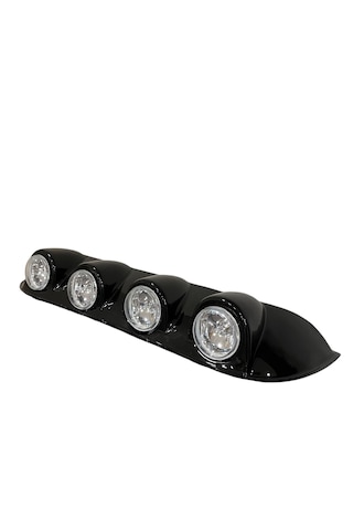 Universal Parlak Siyah Off Road Tepe Sis Lambası Yuvarlak Tüm Ara