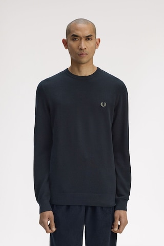 Fred Perry Erkek Triko K1309-608 Koyu Mavi
