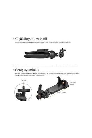 Sg-2510r Kumandalı Mobil Youtuber Tripod
