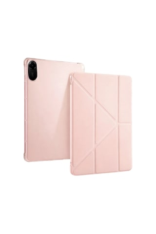 Xiaomi Redmi Pad 2 Kalemlikli Mars Tablet Kılıfı - Rose Gold Arka Kapak