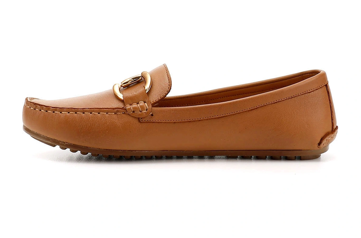 Gönderi(R) Gönderi R Kadın Taba Antik Tokalı Rok Hakiki Deri Comfort Loafer Ddza78245125 Taba Antik