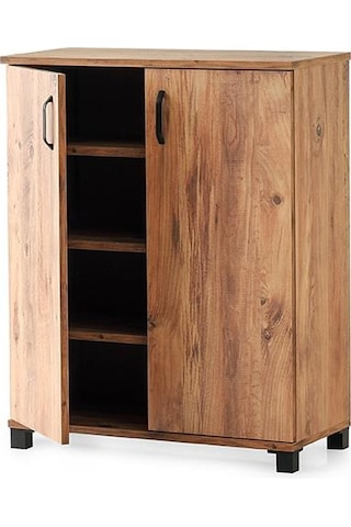 Ekonomik 2 Kapaklı Ayakkabılık 71x35x89cm Demonte 001