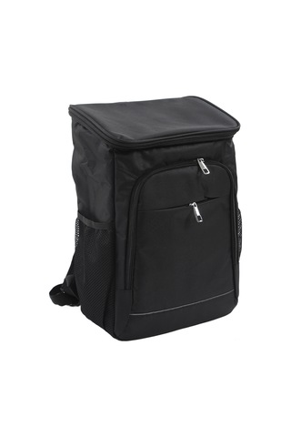 Qingmipy Dış Mekan İçin Isı Ve Soğuk Saklama Özelliği, Büyük Kapasiteli, Su Geçirmez Oxford Kumaş, Aluminyum Folyo İç Linerli Sırt Çantası Siyah Diğer