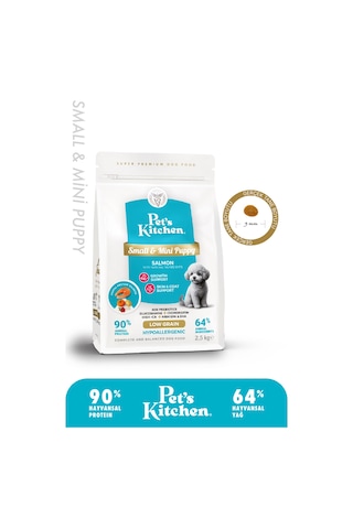 Pet's Kitchen Yavru Köpek Maması Somonlu 2,5 Kg