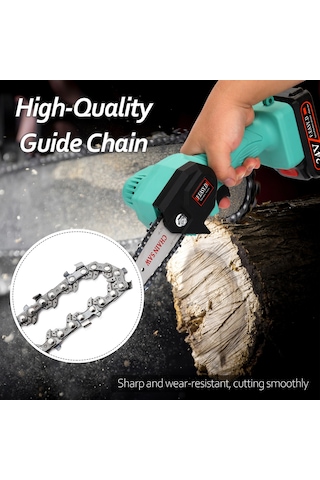 Konesam 5 Adet 4 İnç Mini Manganez Çelik Zincir, Elektrikli Zincir Testere Değiştirme Zinciri, Spu: E14228, E14227, E14226, E14162, E14157 Uyumlu, Yüksek Sertlik Ve Kesim Performansı