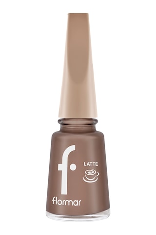 Flormar Latte Nail Enamel Yüksek Pigmentli & Parlak Bitişli Oje 007 Rose Mocha
