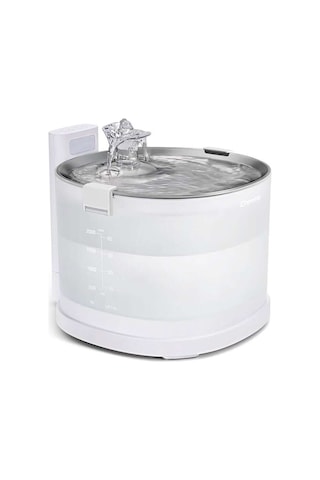 Cheerble E1+ Çelik Hazneli Şarjlı Otomatik Kedi Su Pınarı 22 X 20 X 18 2lt