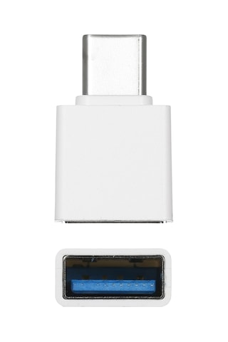 Teltree Type-c'den Usb 2.0'a Çevirici, 480mb/s Hızlı Aktarım, Mini Taşınabilir, Tüm Cihazlarla Uyumlu, Beyaz