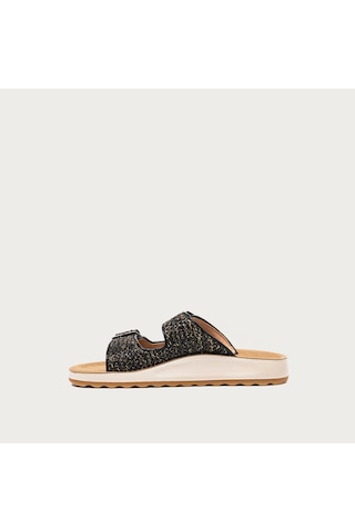 6303-black Terlik Kadın 77 249 Yc Fly Flot Cloth Siyah