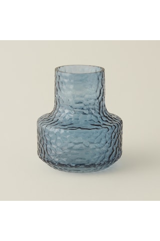 Karaca Home Nessa Vazo Mavi 15x17 Cm