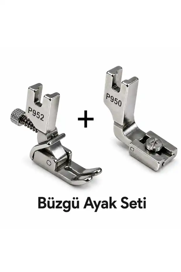 Sanayi Tipi Düz Dikiş Makinesi Büzgü Ayağı Seti P950 P952