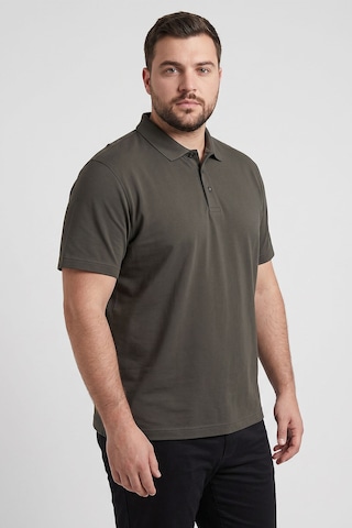 Tommy Life Haki Polo Yaka Büyük Beden Battal Erkek T-shirt - 88511
