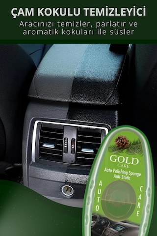 Oto Temizleme Ve Parlatma Süngeri Antistatik, Toz Tutmaz Çam