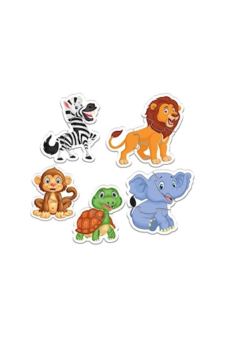 Orman Hayvanları Temalı Eğitici Bebek Puzzle, Eğlenceli Öğrenim Aracı
