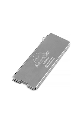 Naturehike Katlanır Rüzgar Kesici Aparat 10 Parça Mz Gümüş