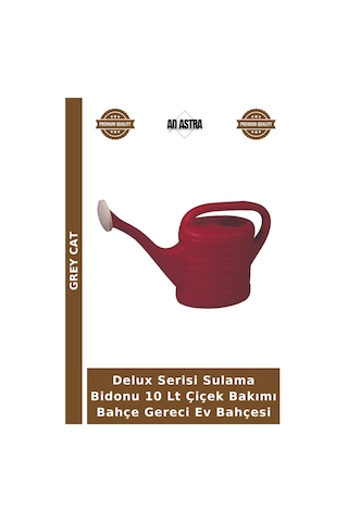 Delux Serisi Sulama Bidonu 10 Lt Çiçek Bakımı Bahçe Gereci Ev Bahçesi