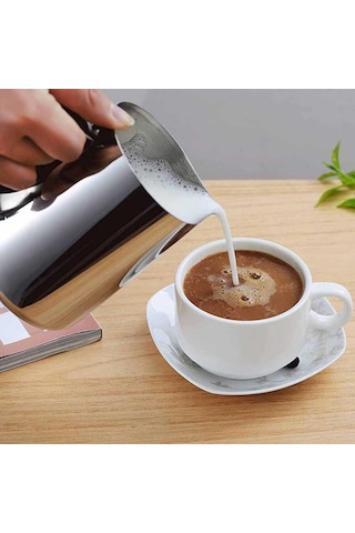 Omnisoft EPX SP-300 Paslanmaz Çelik Kahve Süt Potu 300ml