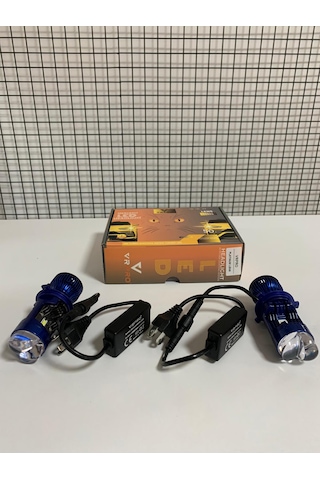 Vr Platınum Mercekli Led Far H4 40w-18.000 Lümen 12v 24v Uyumlu