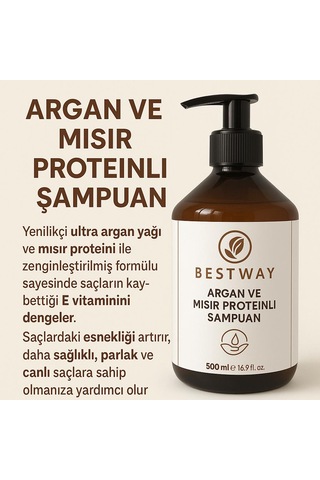 Bestway Argan Ve Mısır Proteinli Şampuan