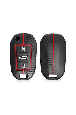 Gma Keys Peugeot 301 308 208 508 2008 3008 Citroen C3 C4 Opel Combo Bagaj Petek Desenli Anahtar Kılıfı