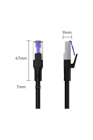 Cat7 10gbps Gigabit 600mhz Ftp Rj45 Ethernet Kablosu 10 Metre