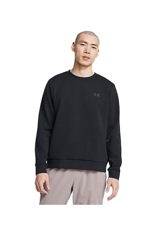 Under Armour Unstoppable Flc Crew Eu Erkek Sweatshirt 1389351-001 Siyah