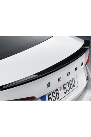 Autogp Skoda Octavia Cam Üstü Spoiler Pianoblack Boyalı Vrs 2020+ Agp-bgz-sp-145475