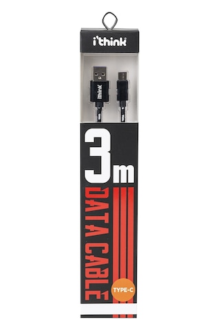 İthink K30C 3 M Type-c Kablo Siyah