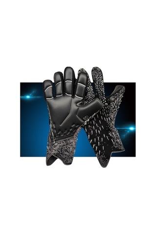 Artfulabode Yüksek Yetişkin Tutuş Su Skycıty Profesyonel Performans Kaymaz Kaleci İçin Geçirmez Futbol Eldivenleri Çocuk & & - Uj Siyah