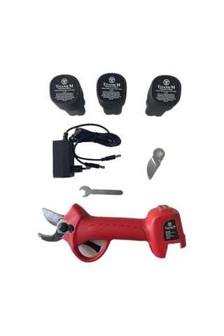 Titanium Ws-032 Akülü Budama Makası 32Mm 3 Bataryalı Yedek Bıçakl