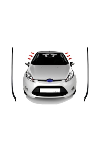 Ford Fiesta Ön Cam Fitil Çerçevesi 2009-2012 Sag Sol Takim Orjin 516716903
