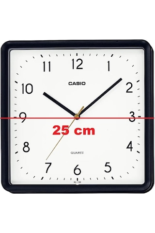 Casio Iq-152-1df Analog Duvar Saati Beyaz - Siyah