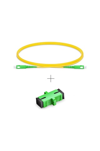 Fiber Internet Kablo Uzatma Paketi 10 Metre Sc-apc Sc-apc Patchcord Ve Konnektör Fiber Internet Kablo Uzatma Paketi 10 Metre Sc-apc Sc-apc Patchcord Ve Konnektör