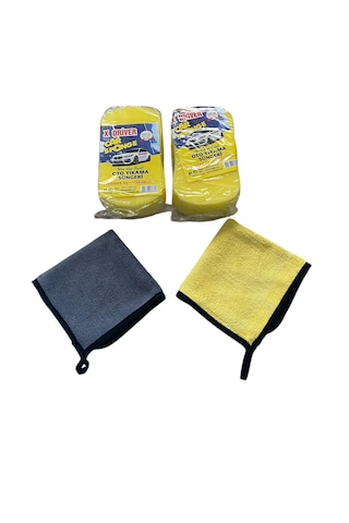 Oto Temizlik Bezi Adet Sünger 2 Adet