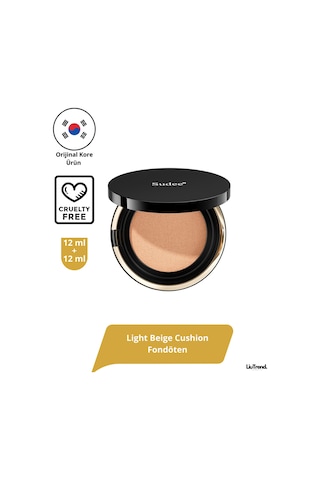 Sudee Flawless Radiant Glow Cushion Spf50+ / Pa+++ 12ml+12ml Refill Light Beige Cushion Fondöten Light Beige