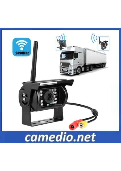 Pulnix Kablosuz 1 Kameralı 7 Inchdvr 256gb Destekli Araç Kameras