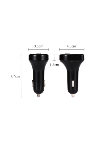 Geeksen Araç Bt5.0 Mp3 Çalar - Fm Aktarıcı, Kartlı Oynatıcı, Bluetooth免提 Alıcı, 1000ma Çıkış