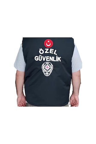 Özel Güvenlik Yelek Siyah