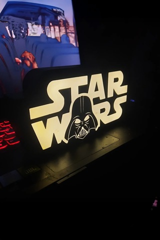 Star Wars Temalı Dekoratif Led Aydınlatma Çok Renkli