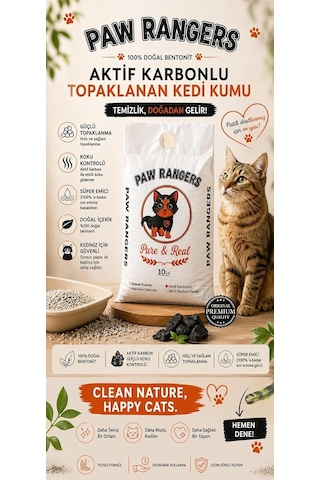 Marsilya Sabun Kokulu Topaklanan Kedi Kumu 10l %100 Doğal Beyaz Bentonit Güçlü Koku Kontrolü Süper Emic