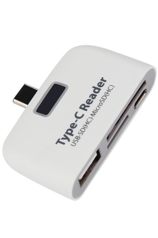 4941 Type C Usb Kart Okuyucu Micro Usb Sd Card Reader Çevirici
