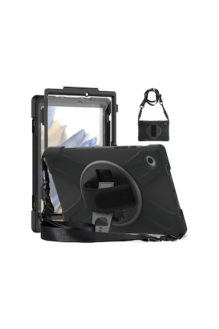 Mey İthalat Lenovo M10 Plus 10.6 125fu/128fu Kılıf Amazing Tablet Kapak - Siyah Arka Kapak