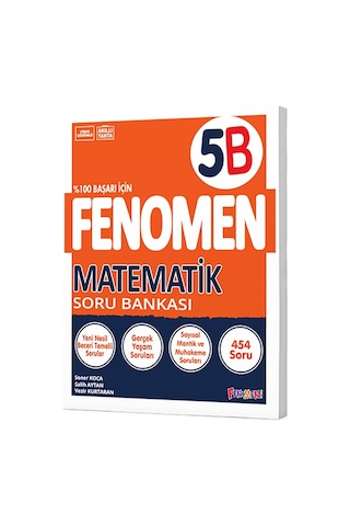 Fenomen Okul 2024 5. Sınıf Matematik B İleri Düzey Soru Bankası 2024