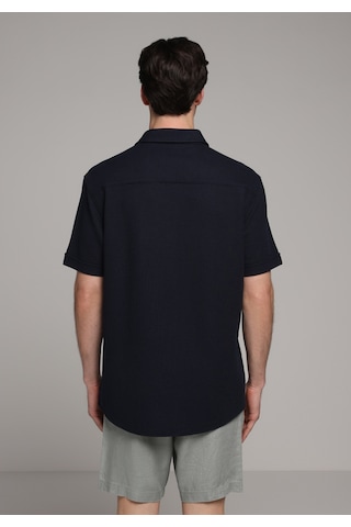 Colin's Colins Regular Fit Shirt Neck Düz Erkek Lacivert Uzun Kol Gömlek Cl1080098 Q1.v2 Nav