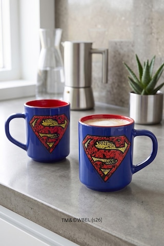 Superman 2'li Kupa Seti Mavi 250 Cc Çok Renkli