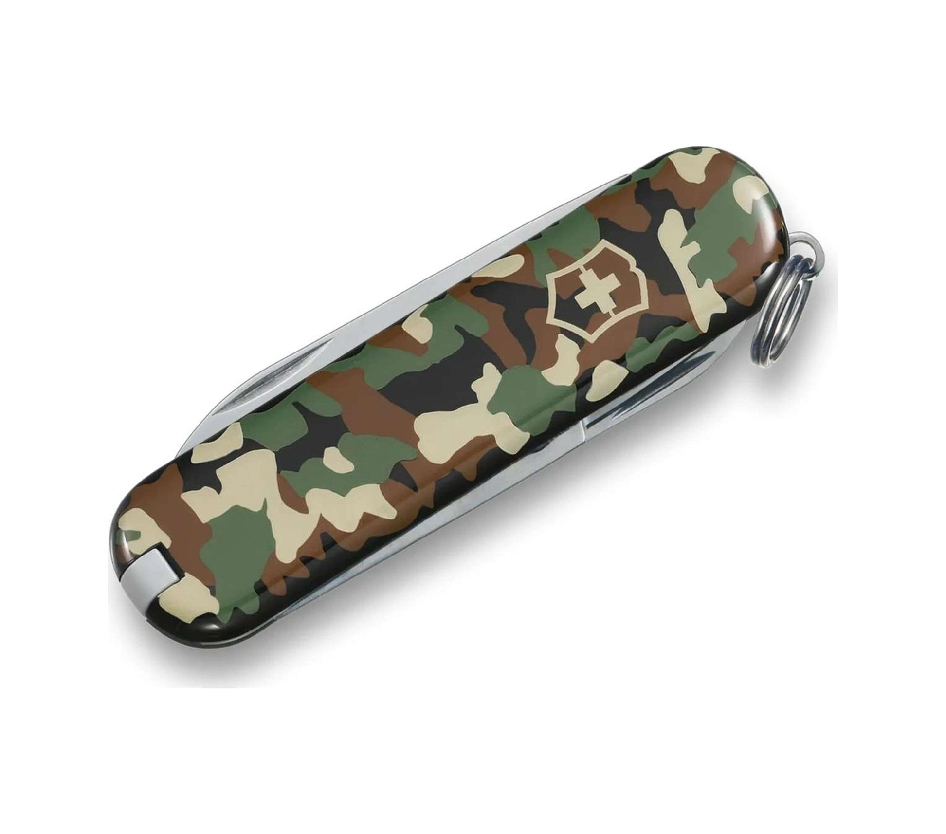 Klasik 58 Mm Yeşil Kamuflaj Kamp Çakı - Victorinox - 0.6223.94 Çok Renkli