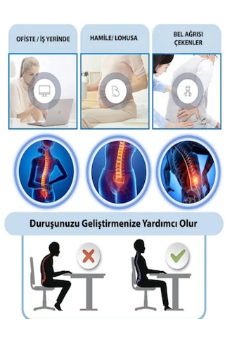 Rylmed Ortopedi K Bel Destek Yastığı